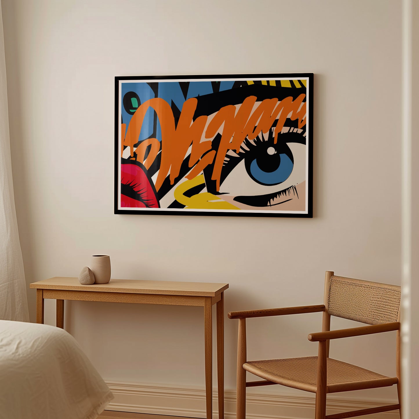 "PopArt vs Graff" Kunstdruck