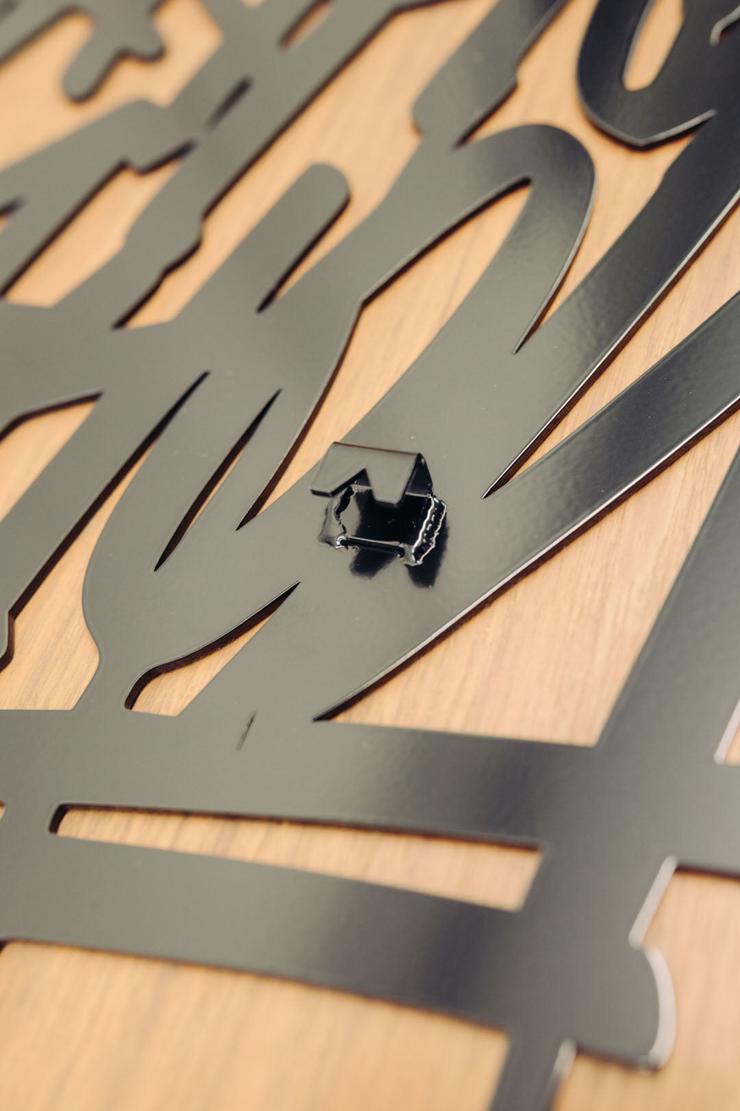 "Street Cursive I" Steel Artwork