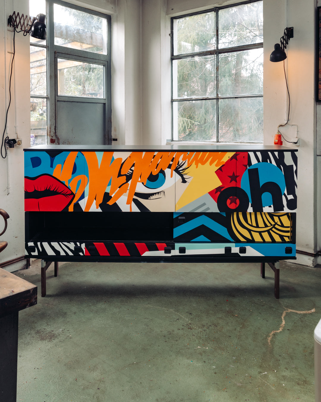 Midcentury vs PopArt TV Board