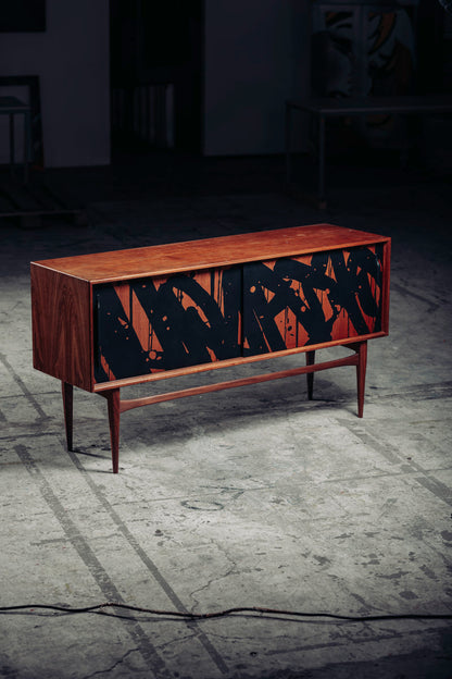 Midcentury vs Graffiti Sideboard