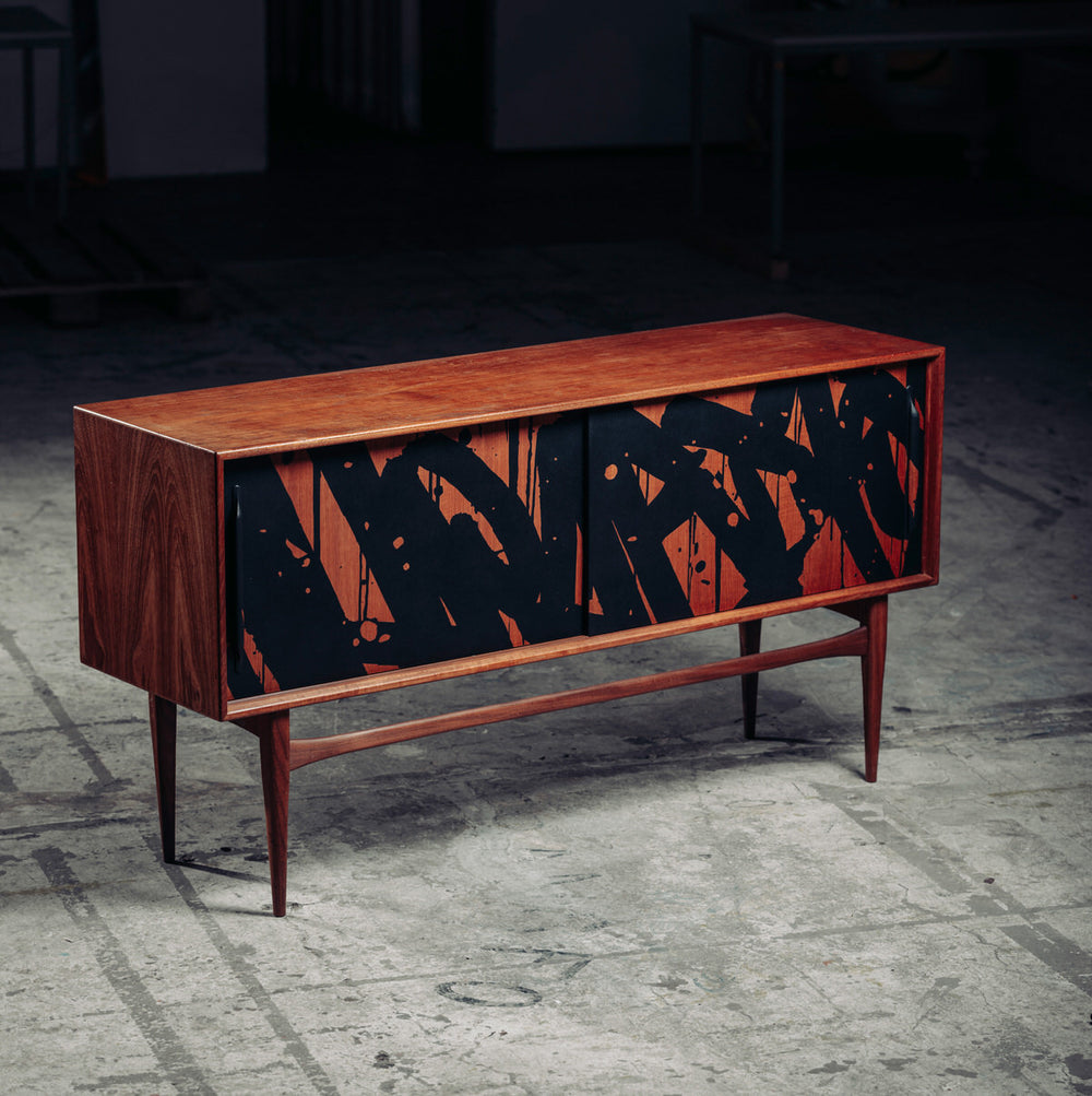 Midcentury vs Graffiti Sideboard