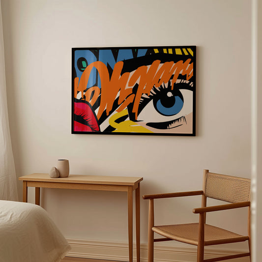 "PopArt vs Graff" Kunstdruck